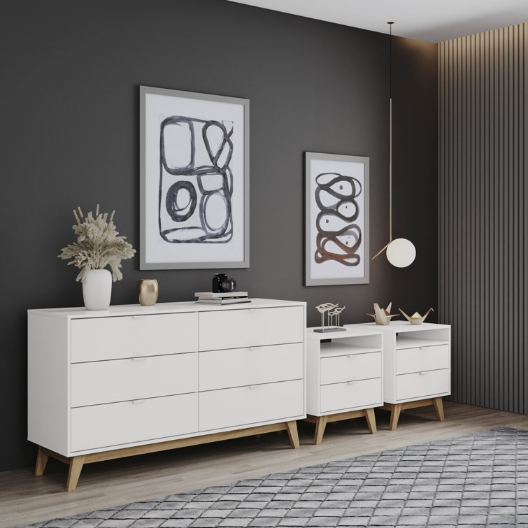 6 drawer dresser set discount